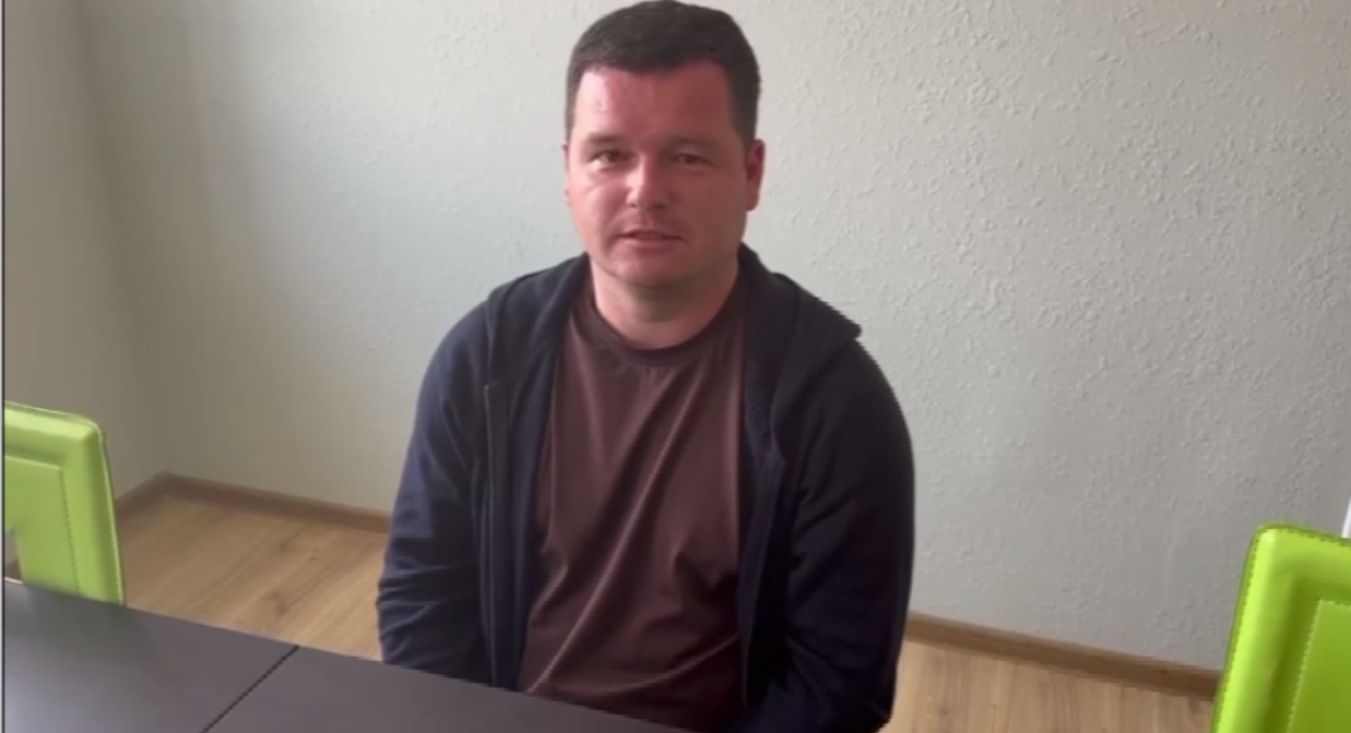 Мужчина в Белой Церкви извинился за исполнение российской песни. Скриншот видео